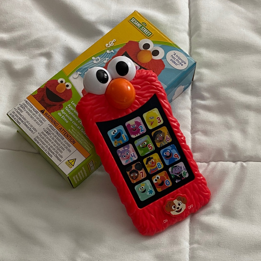 Sesame Street Elmo Interactive Red Toy Phone